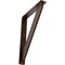 Ekena Millwork Traditional Wrought Iron Bracket, (Single center brace), Antiqued Copper 1 1/2"W x 5 1/2"D x 8"H BKTM01X05X08STRACO - alternate 1